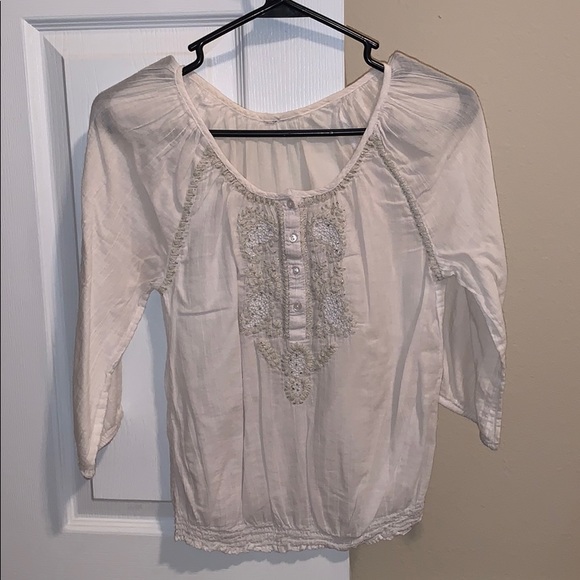 White embroidered top - Picture 1 of 4